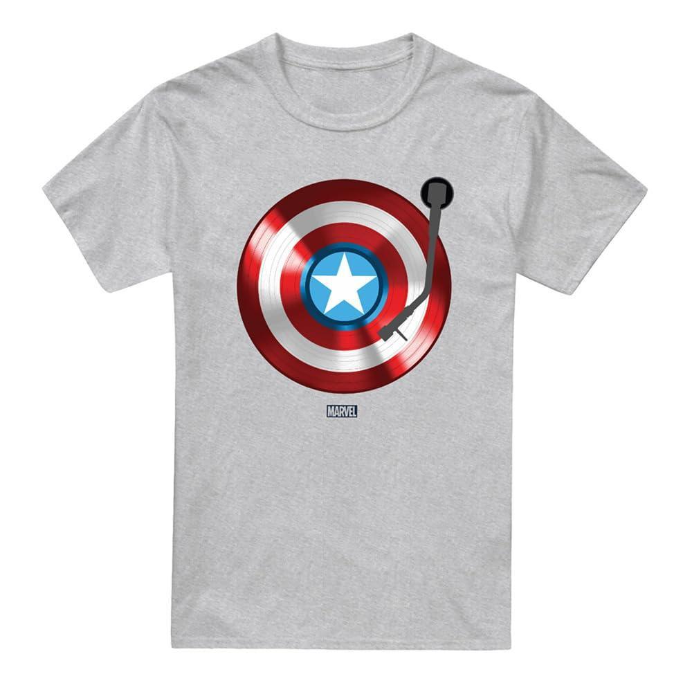 CAPTAIN AMERICA Record T-Shirt
