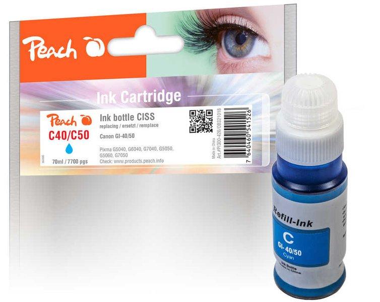 Peach PI100-426 Druckerpatrone 1 Stück(e) Kompatibel Blau