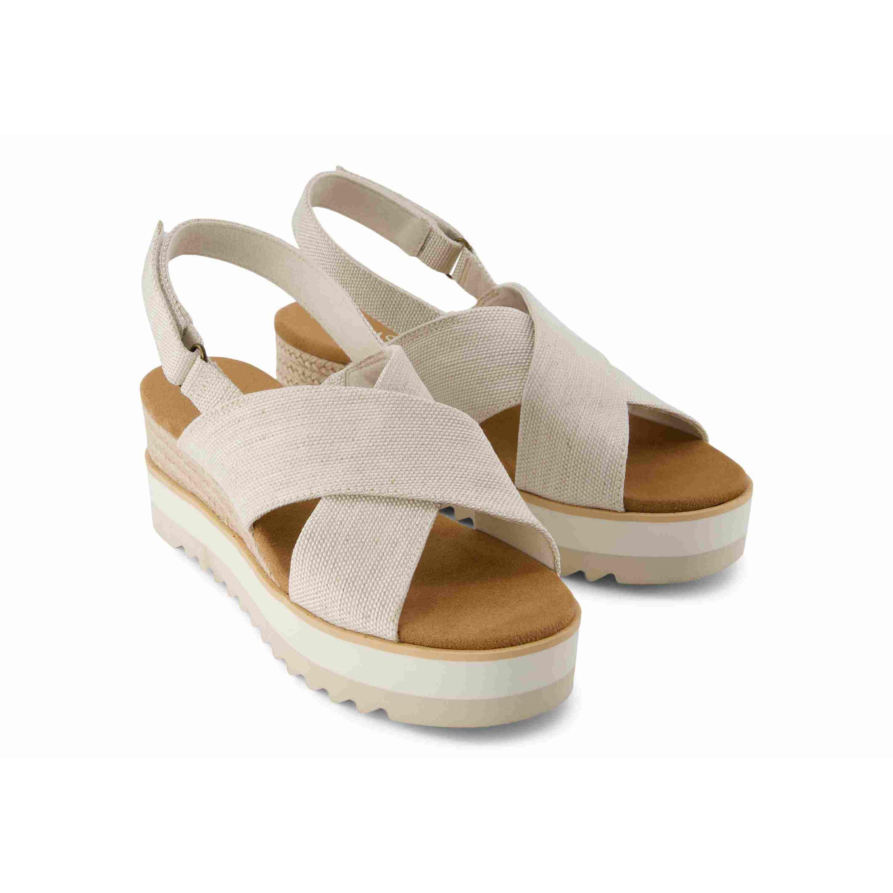 TOMS damen-keilsandalen diana crossover