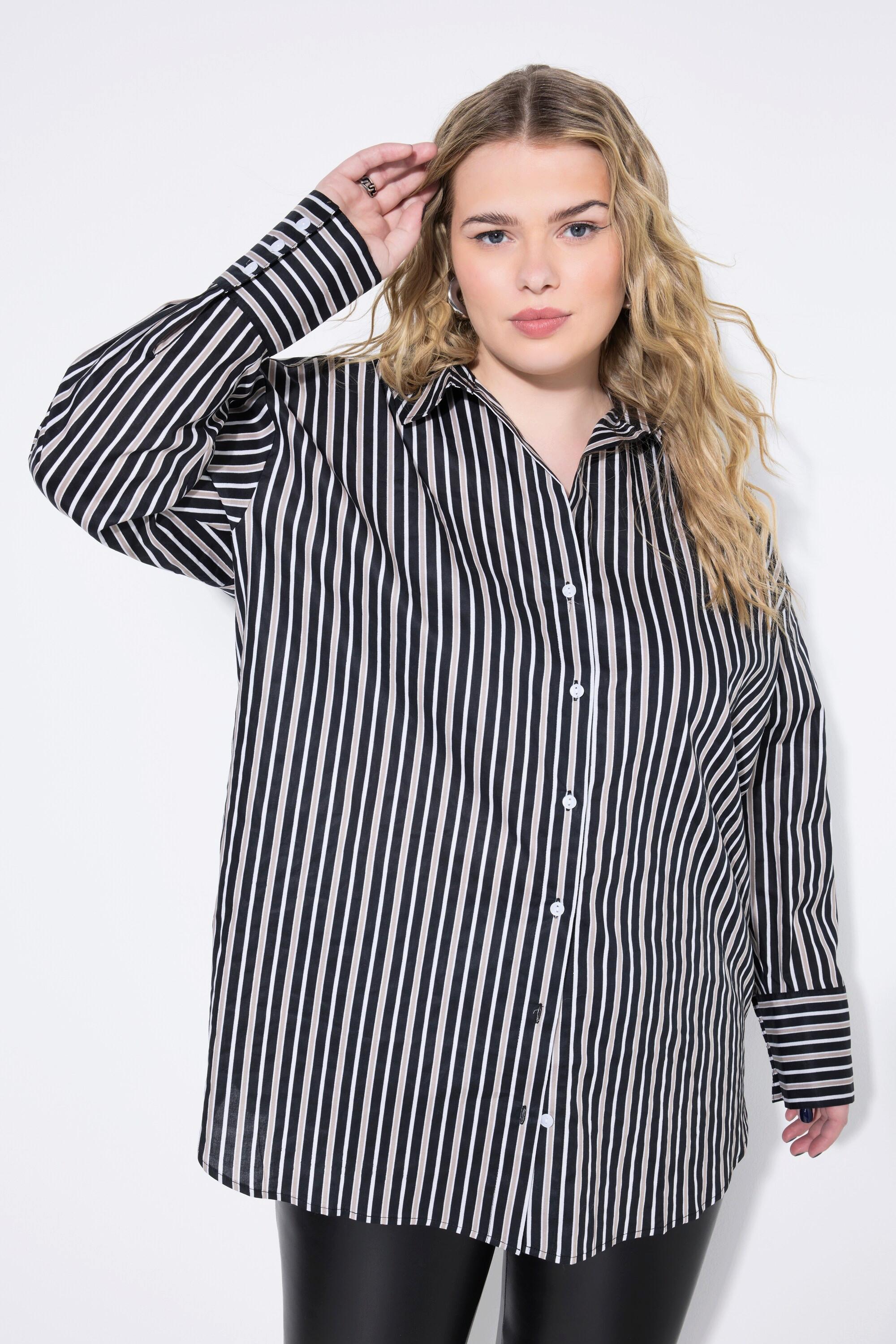 Studio Untold Hemdbluse, oversized, Streifen
