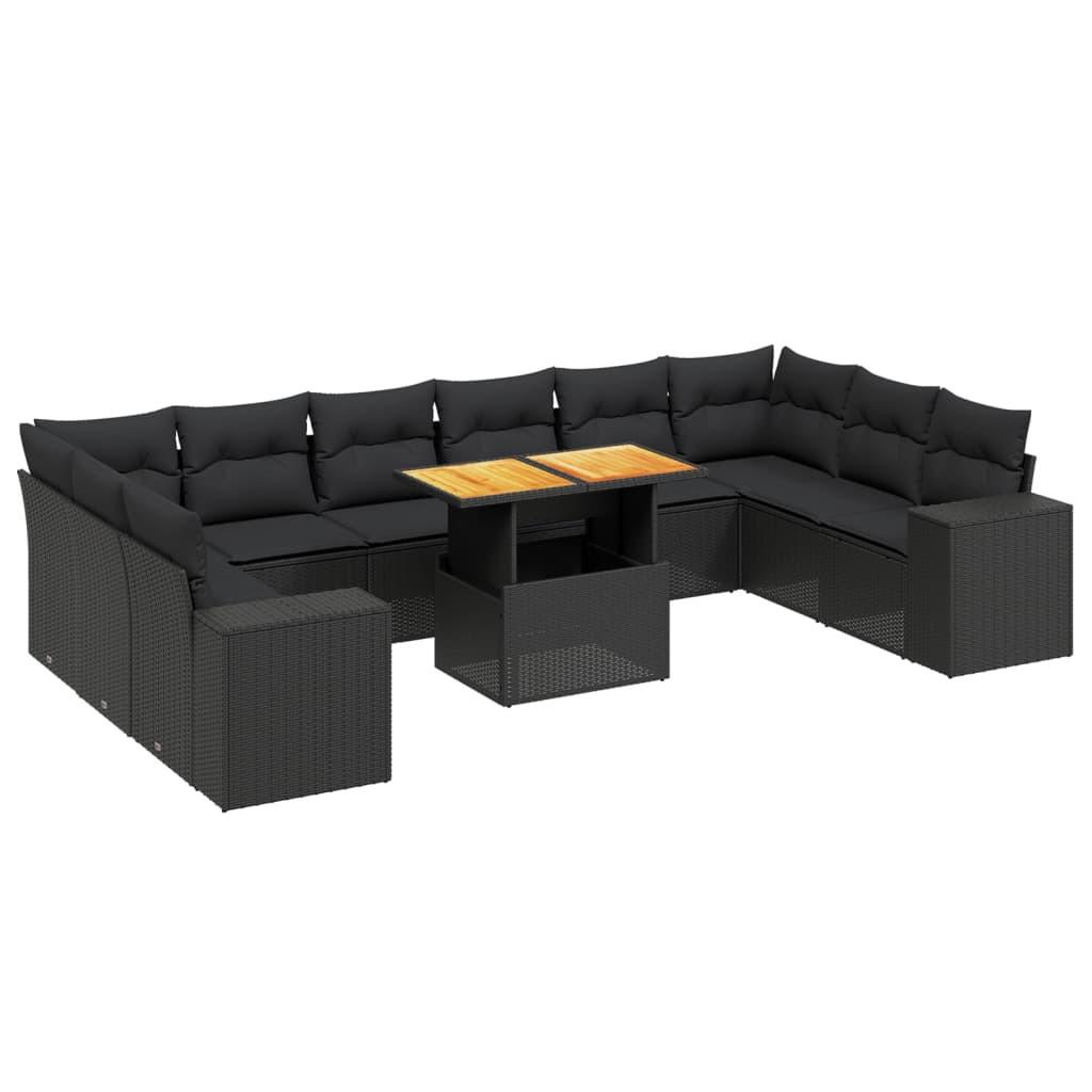 VidaXL Garten sofagarnitur poly-rattan