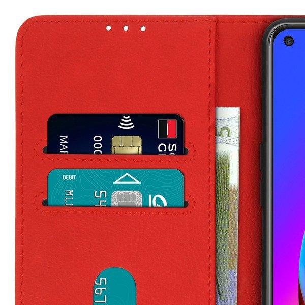 Avizar Chersterfield Hülle Oppo A94 5G Rot