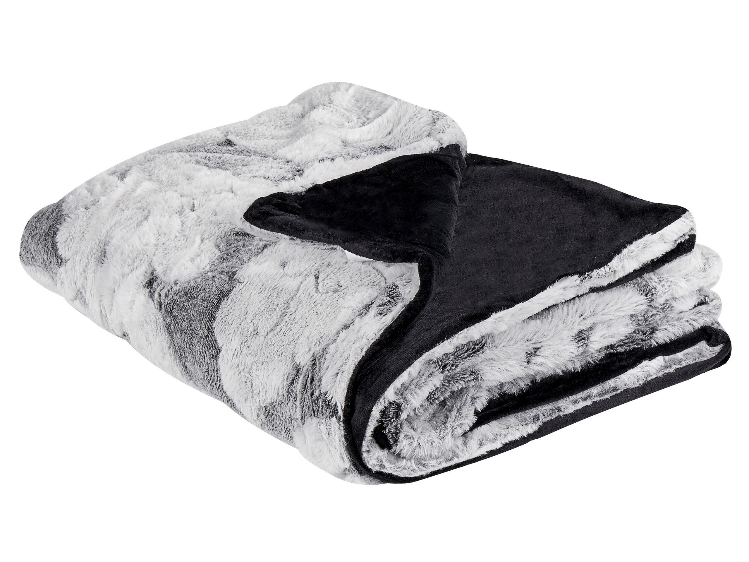 Beliani Kuscheldecke aus Polyester Modern KOSI