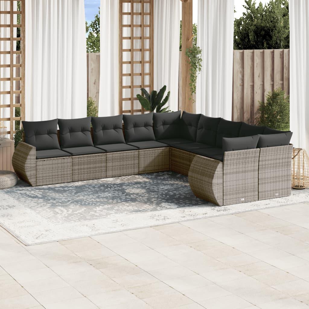 VidaXL Garten sofagarnitur poly-rattan