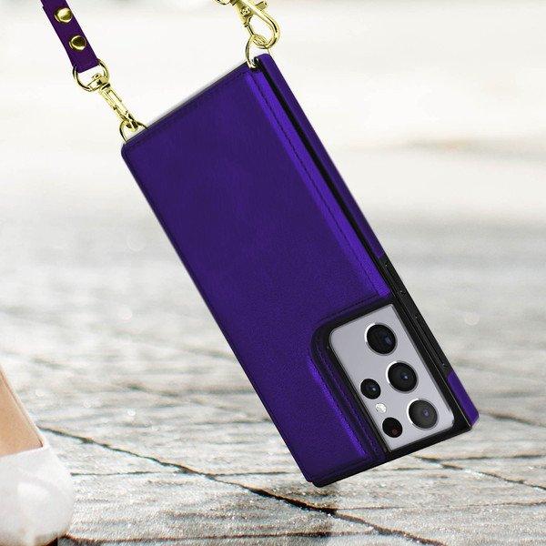 Avizar Kettenhülle Samsung S21 Ultra Violett