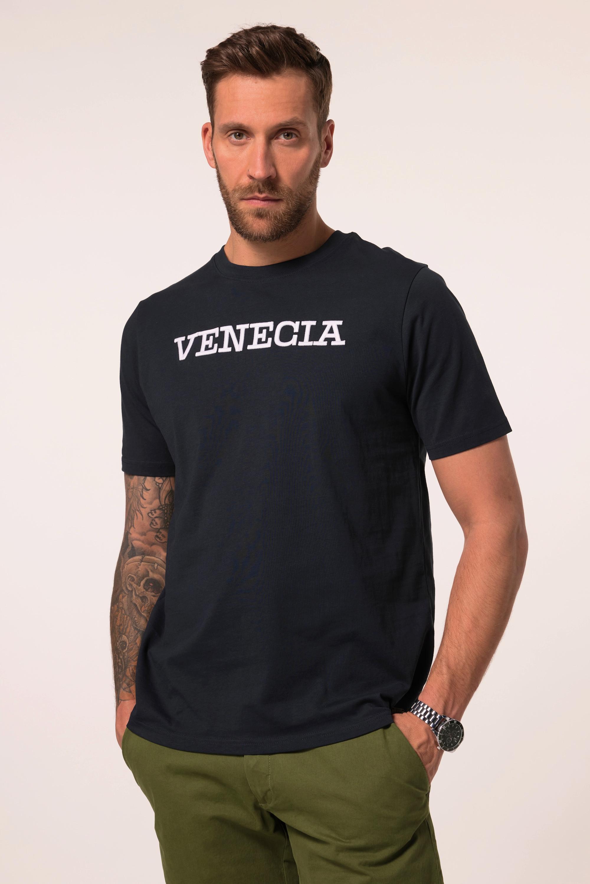 JP1880 Kurzarm T-Shirt mit Brust-Stickerei