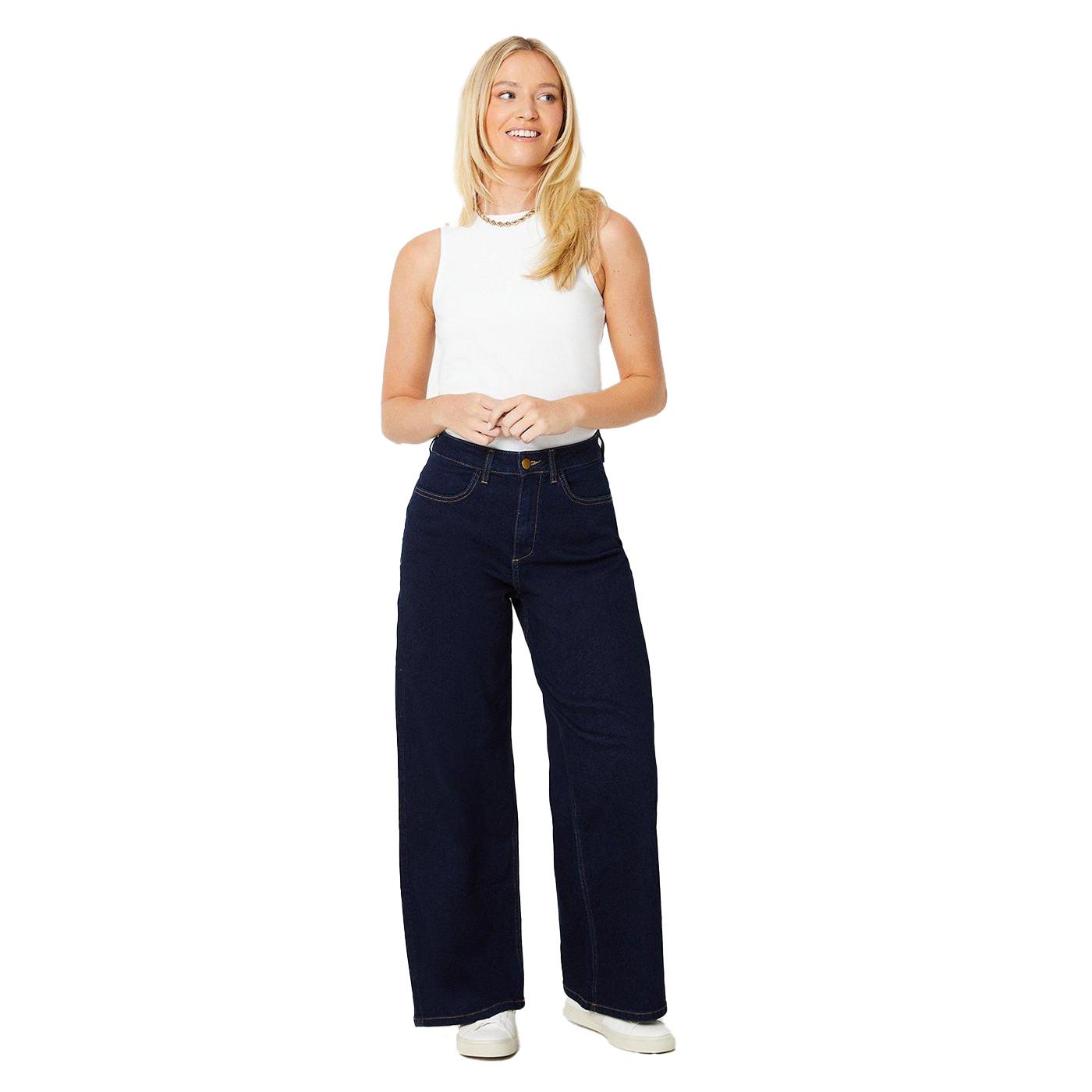 Dorothy Perkins Weites Bein High Rise Knöchellange Jeans