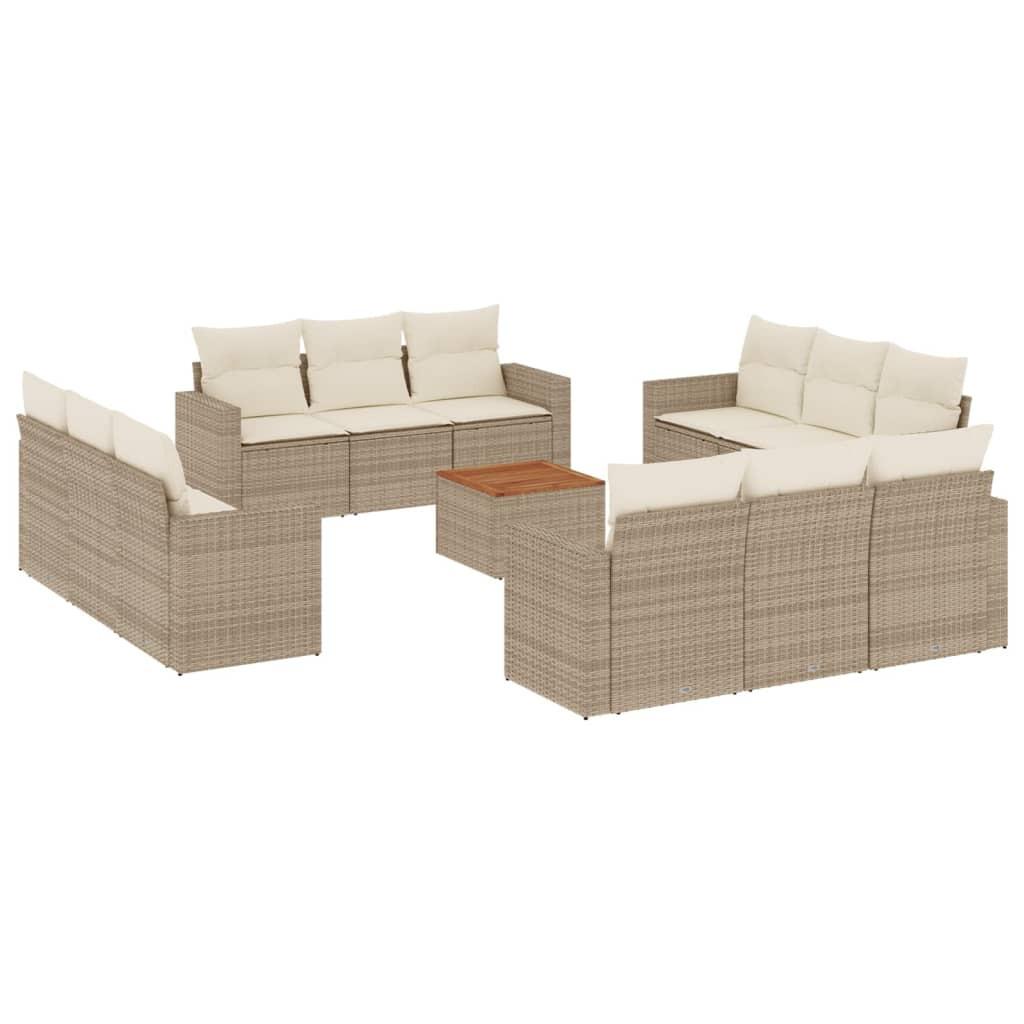 VidaXL Garten sofagarnitur poly-rattan