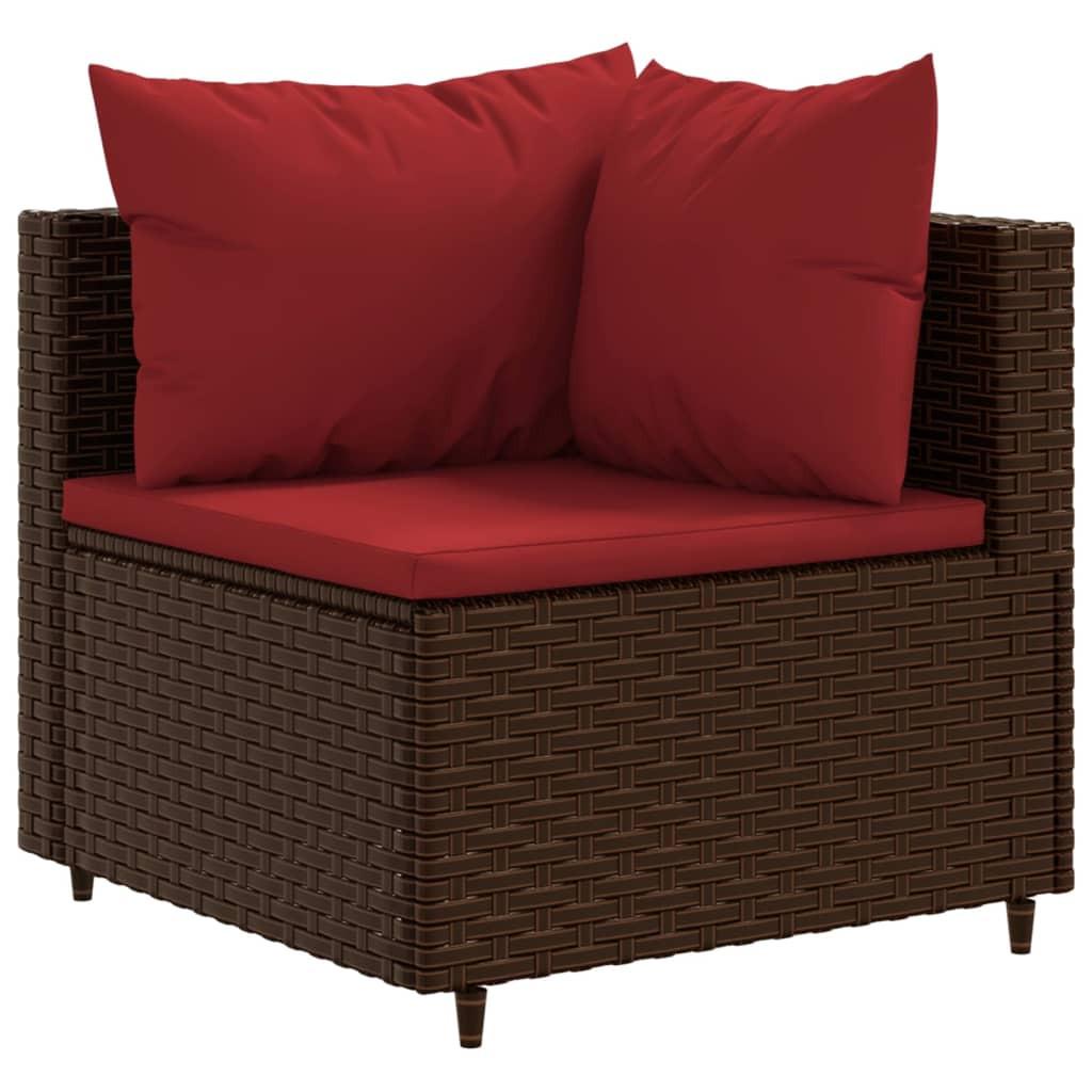 VidaXL Garten lounge set poly-rattan