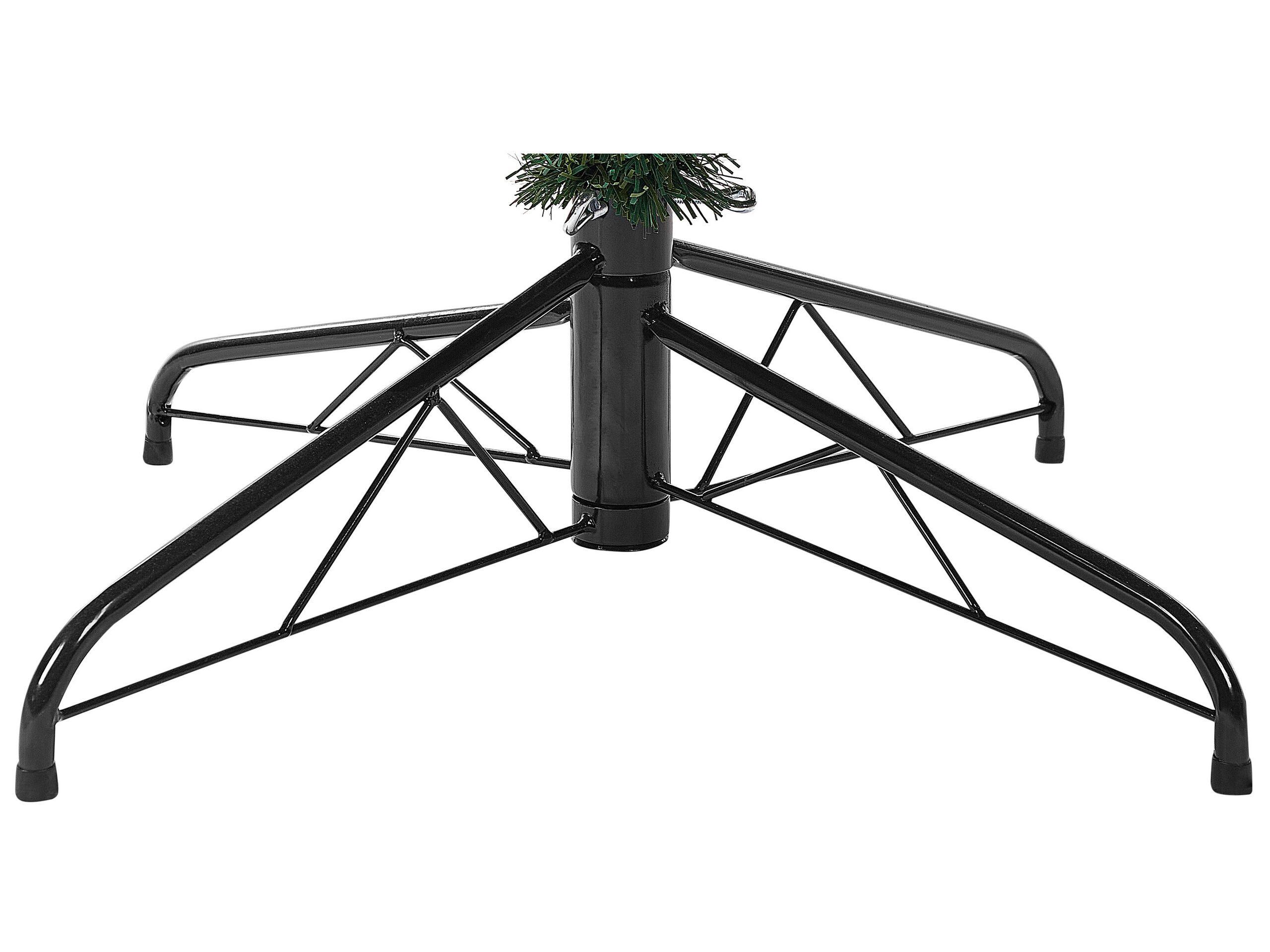 Beliani Künstlicher Weihnachtsbaum mit Schnee aus PVC Skandinavisch BASSIE