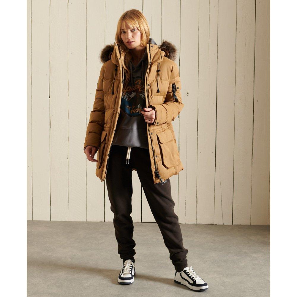 Superdry parka für damen expedition en microfibre