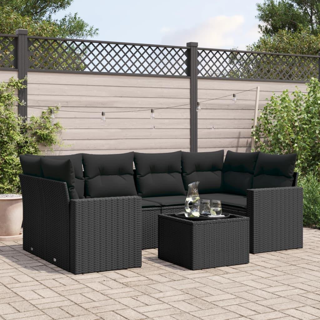 VidaXL Garten sofagarnitur poly-rattan