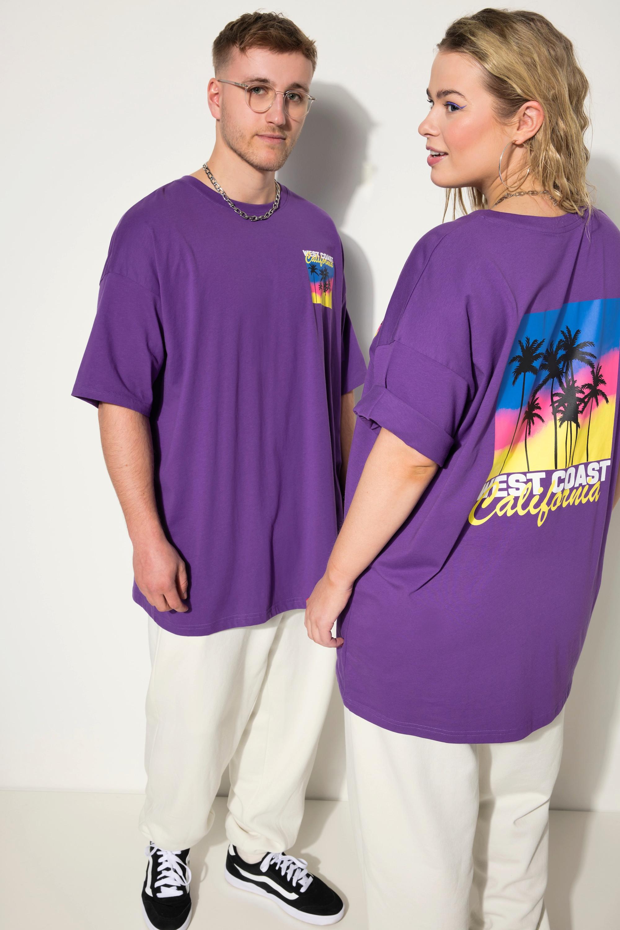Studio Untold Unisex Rundhals T-Shirt mit California Rücken Print