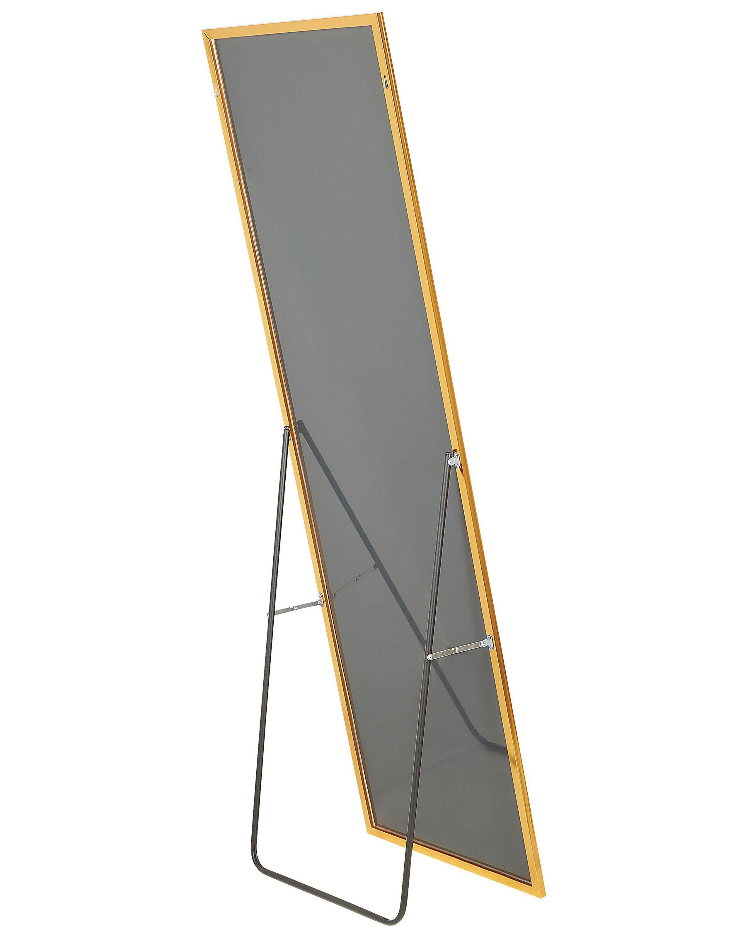 Beliani Standspiegel aus Aluminium Glamourös BEAUVAIS