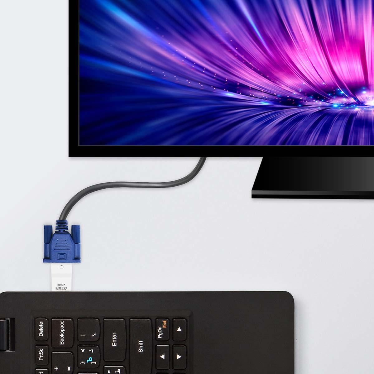 Nedis HDMI-Konverter HDMI-Eingang - VGA-Buchse 15p
