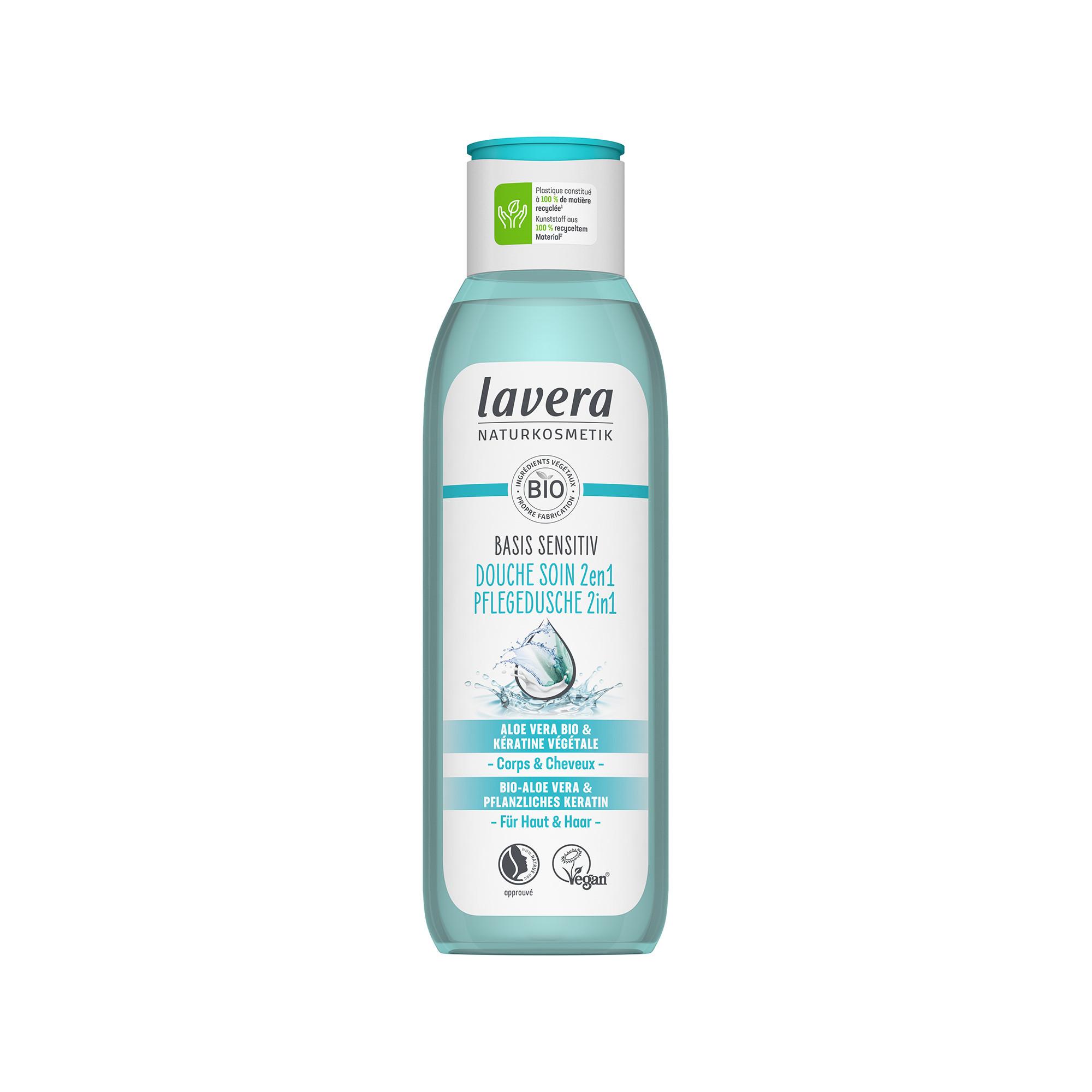 lavera Basis sensitiv Pflegedusche 2in1