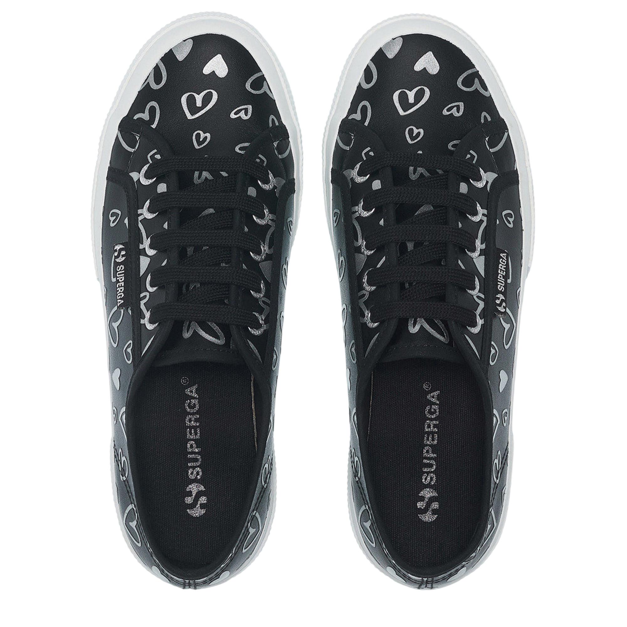 SUPERGA Sneaker 2750, Herzen, Veganes Leder