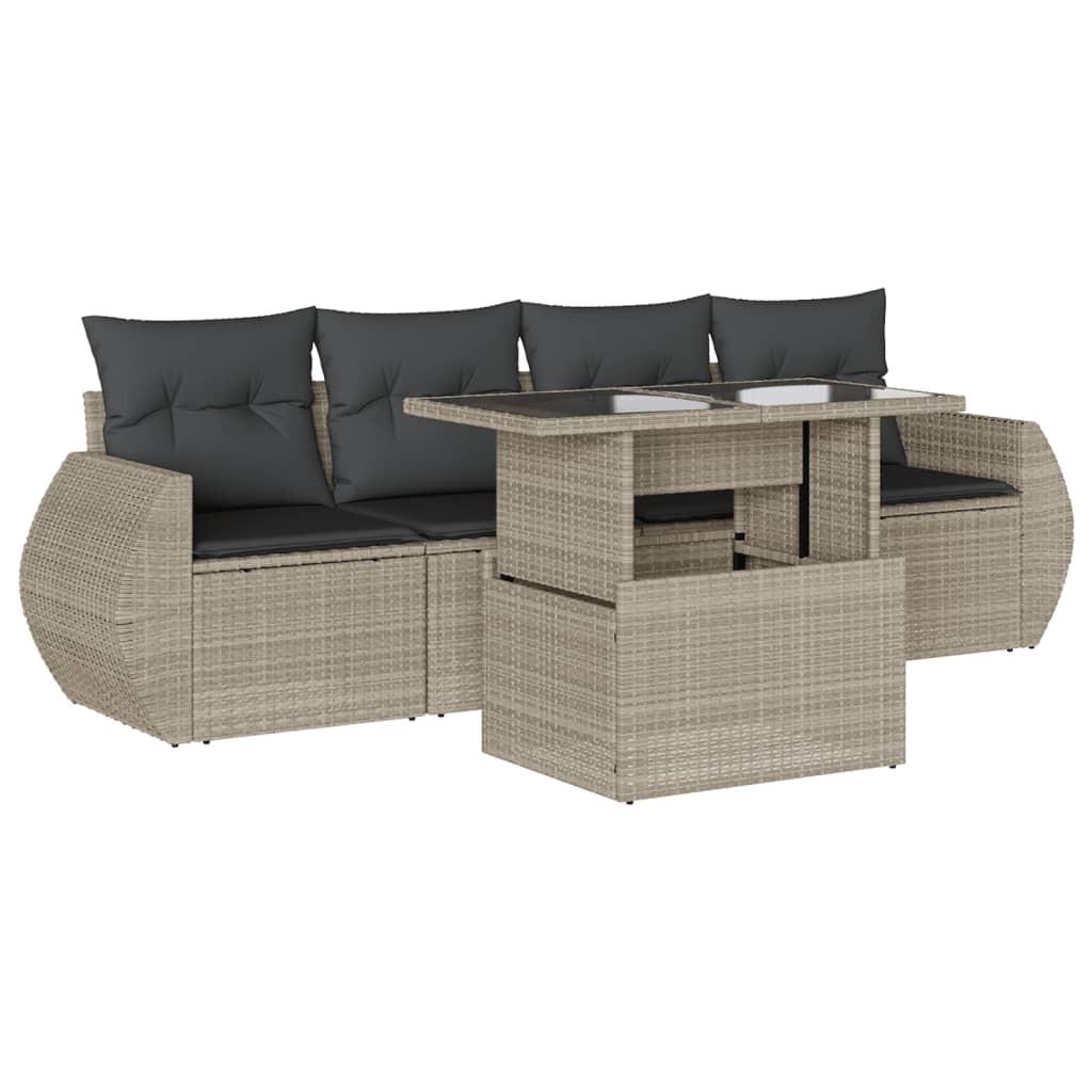 VidaXL Garten sofagarnitur poly-rattan