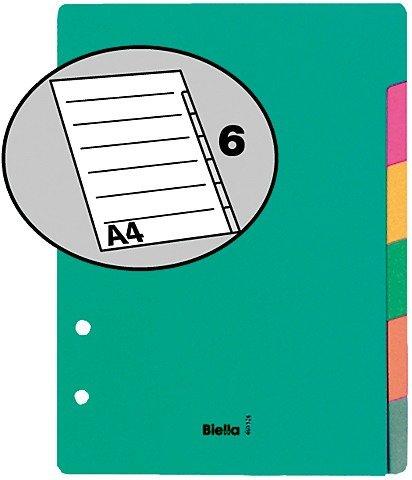 Biella BIELLA Register Karton farbig A5 46052600 6-teilig