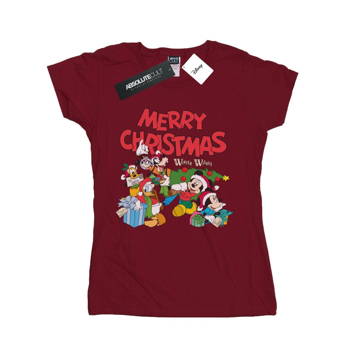 Disney Mickey Mouse And Friends Winter Wishes T-Shirt