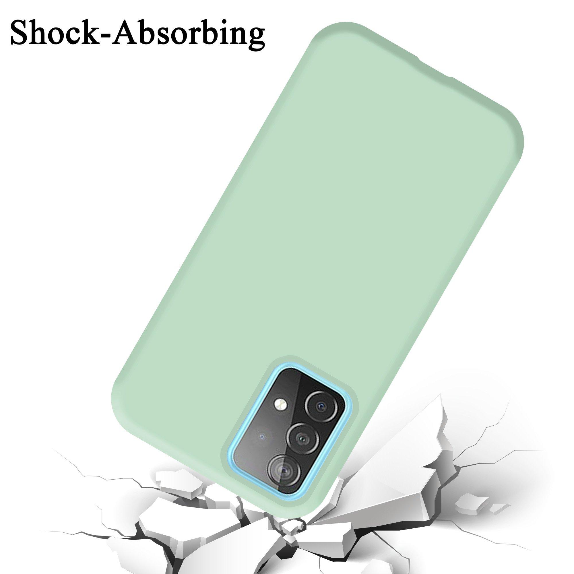 Cadorabo Hülle für Samsung Galaxy A52 (4G 5G) A52s TPU Silikon Liquid