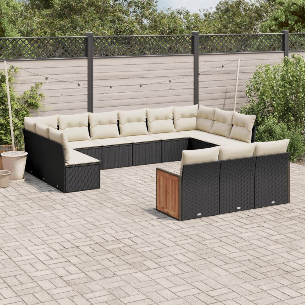 VidaXL Garten sofagarnitur poly-rattan