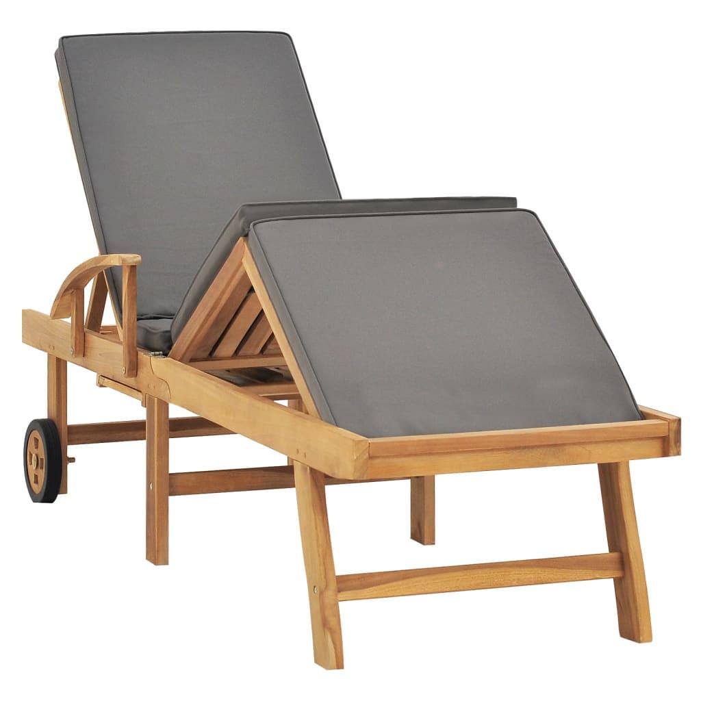 VidaXL Sonnenliege teak