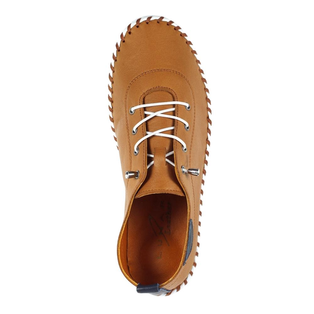 Lunar Leinenschuhe St Ives, Leder