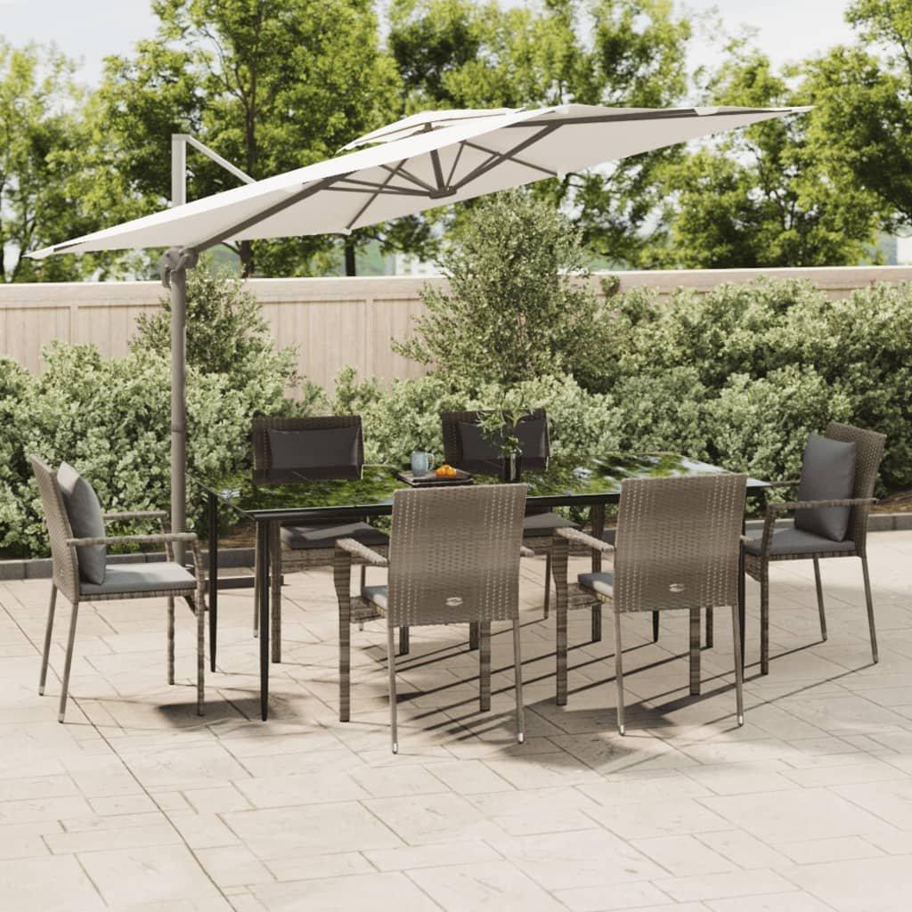 VidaXL Garten essgruppe poly-rattan