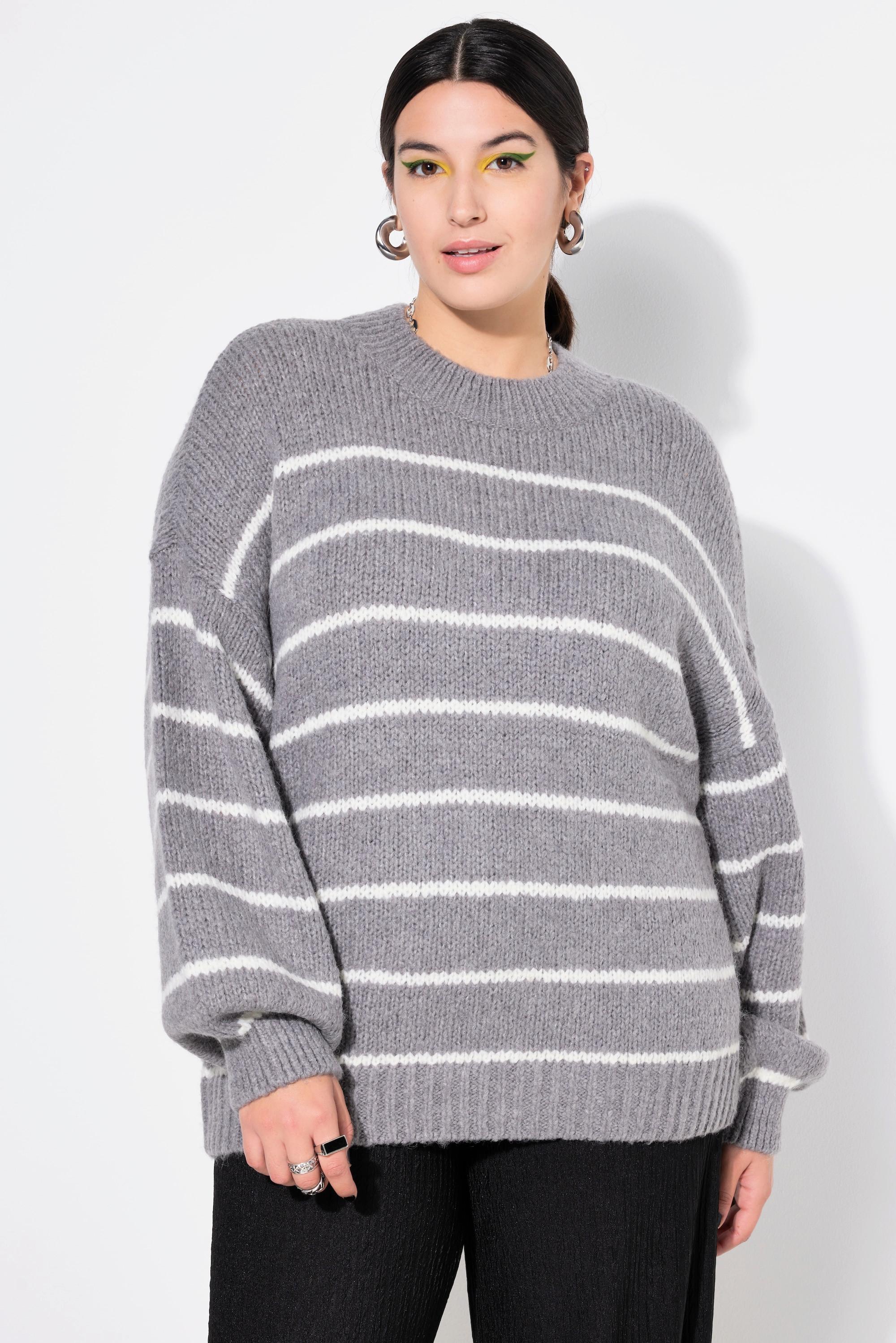 Studio Untold Pullover, oversized, Ringel