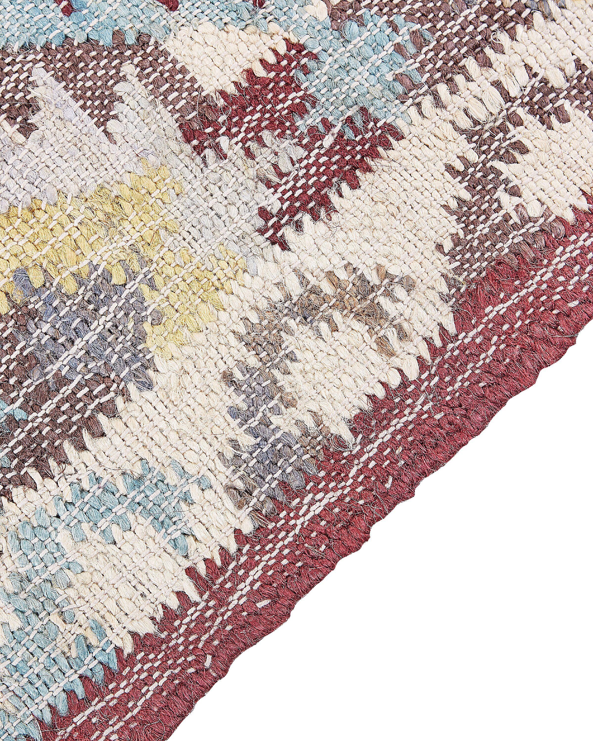 Beliani Teppich aus Jute Boho FENER