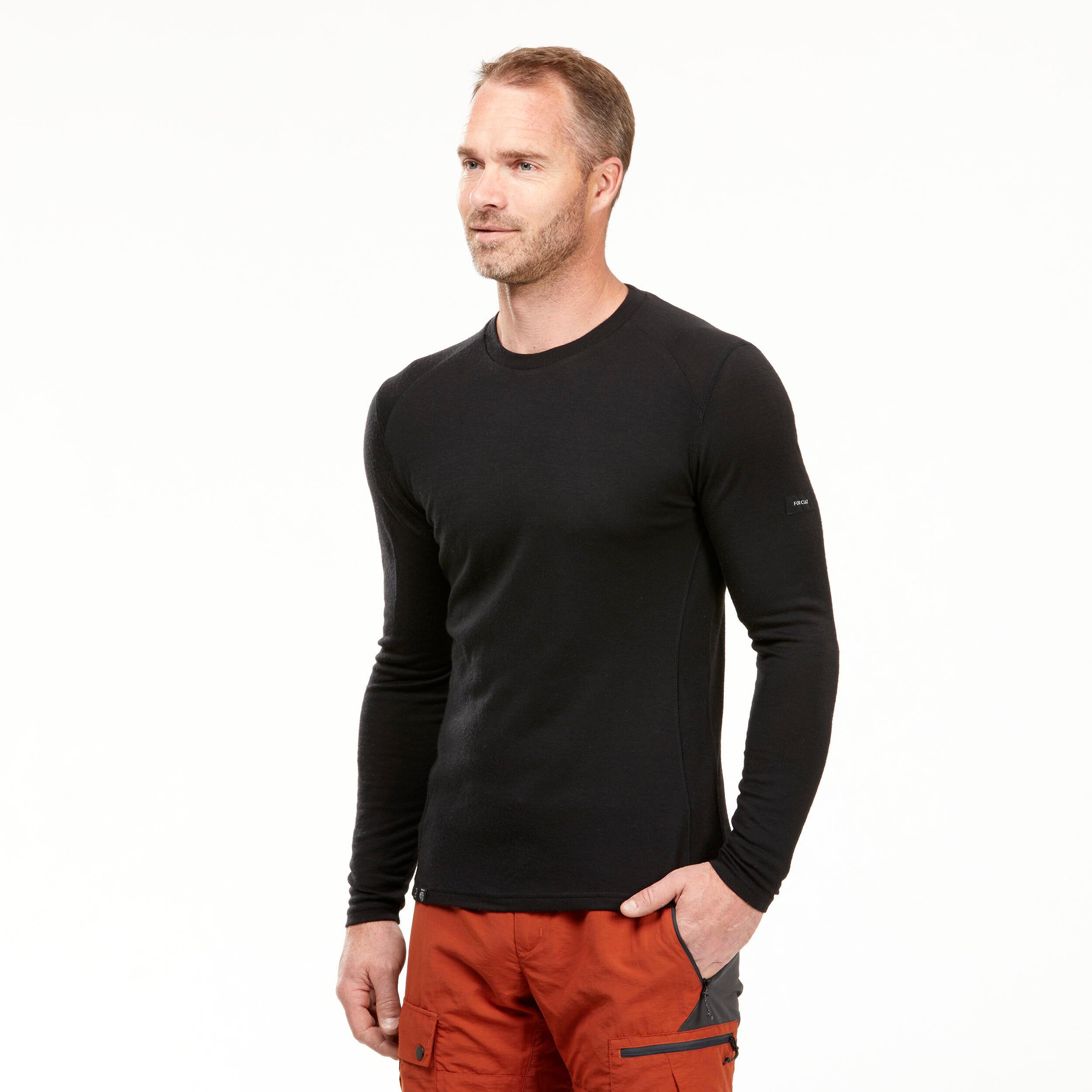 FORCLAZ Langarmshirt - TREK 500 MERINO PURE