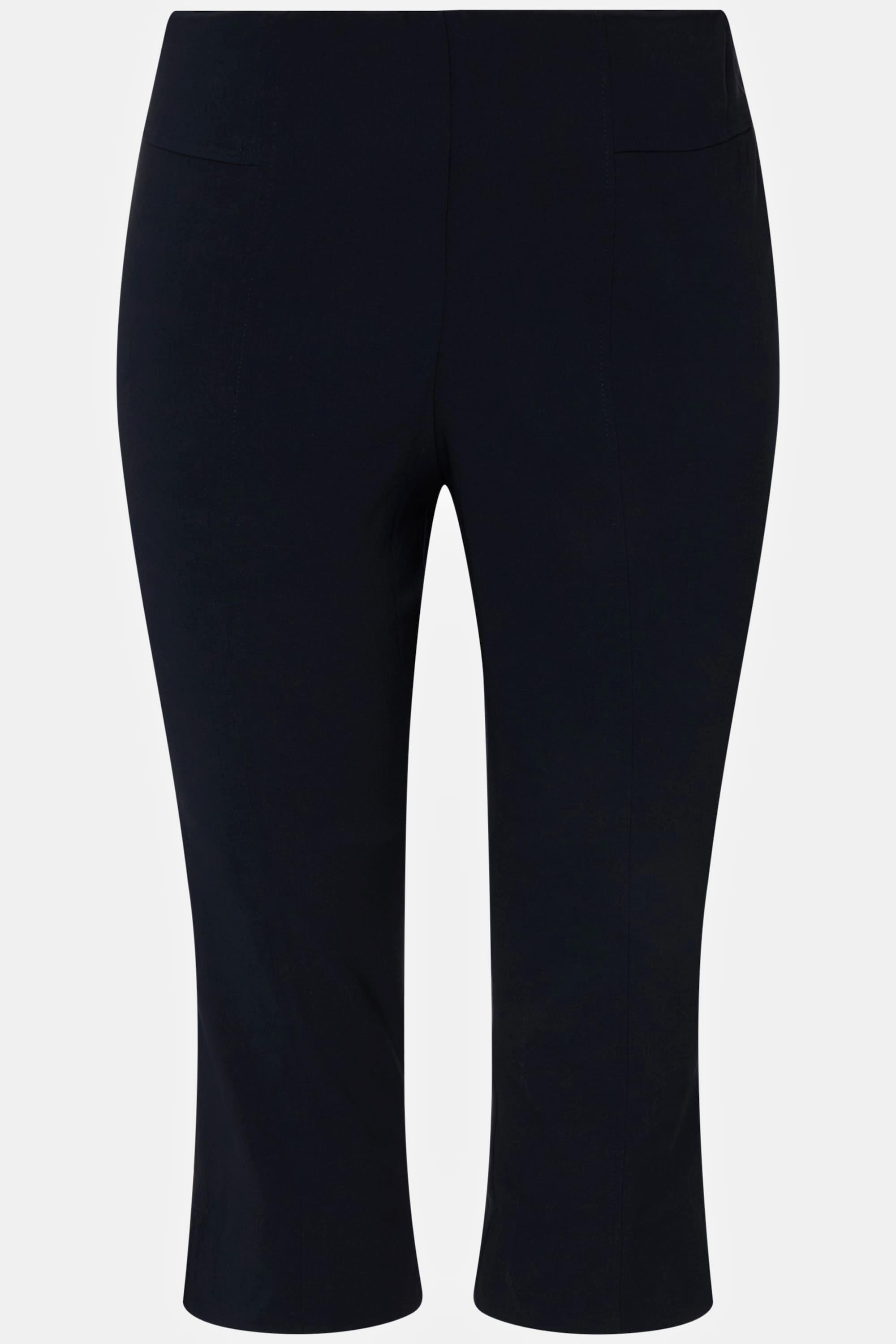Ulla Popken Bengalin Capri hochelastisch knitterarm Gummibund