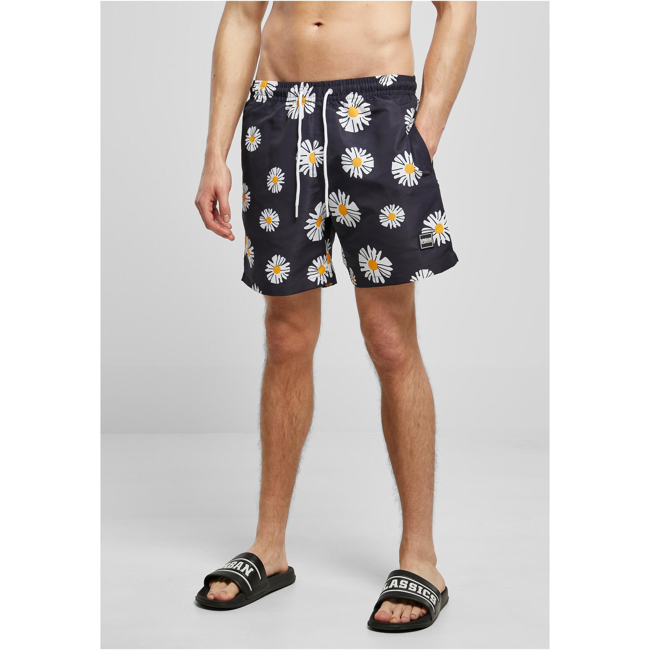 URBAN CLASSICS Gemusterte Badeshorts