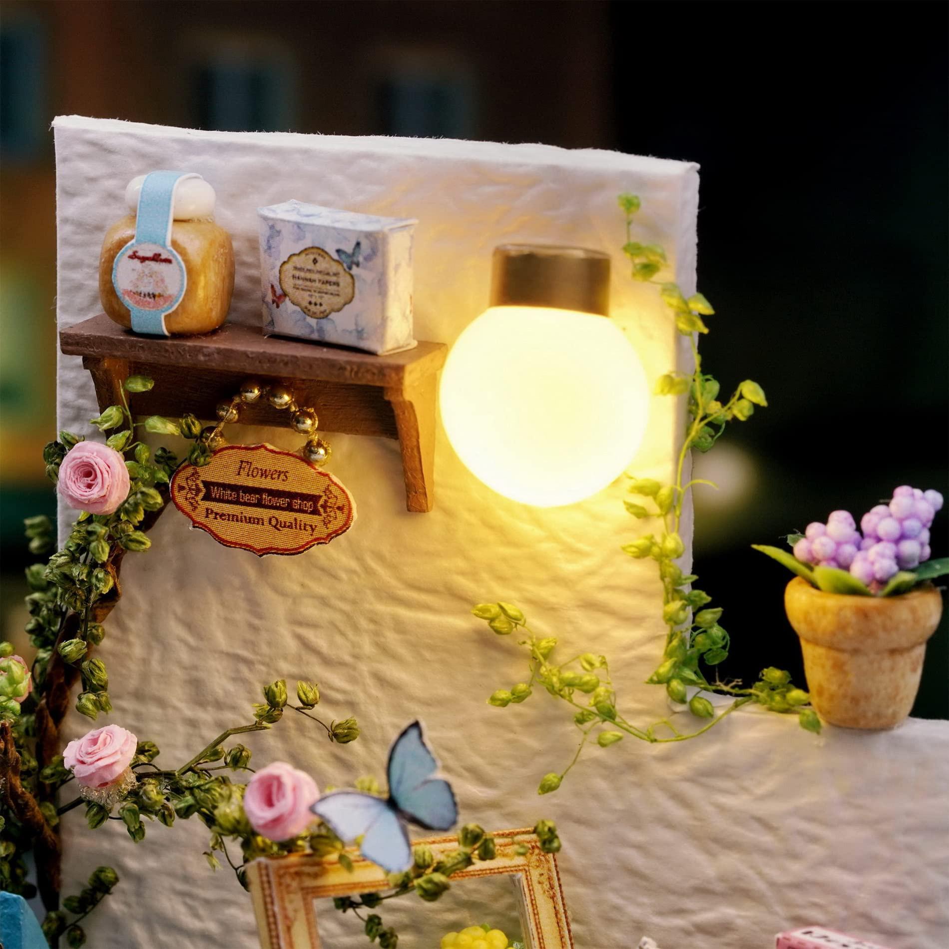 Activity-board DIY-Miniatur-Haus-Bausatz für Erwachsene zu bauen DIY Handwerk Haus-Modell-Bausatz mit Möbeln und Werkzeugen machen