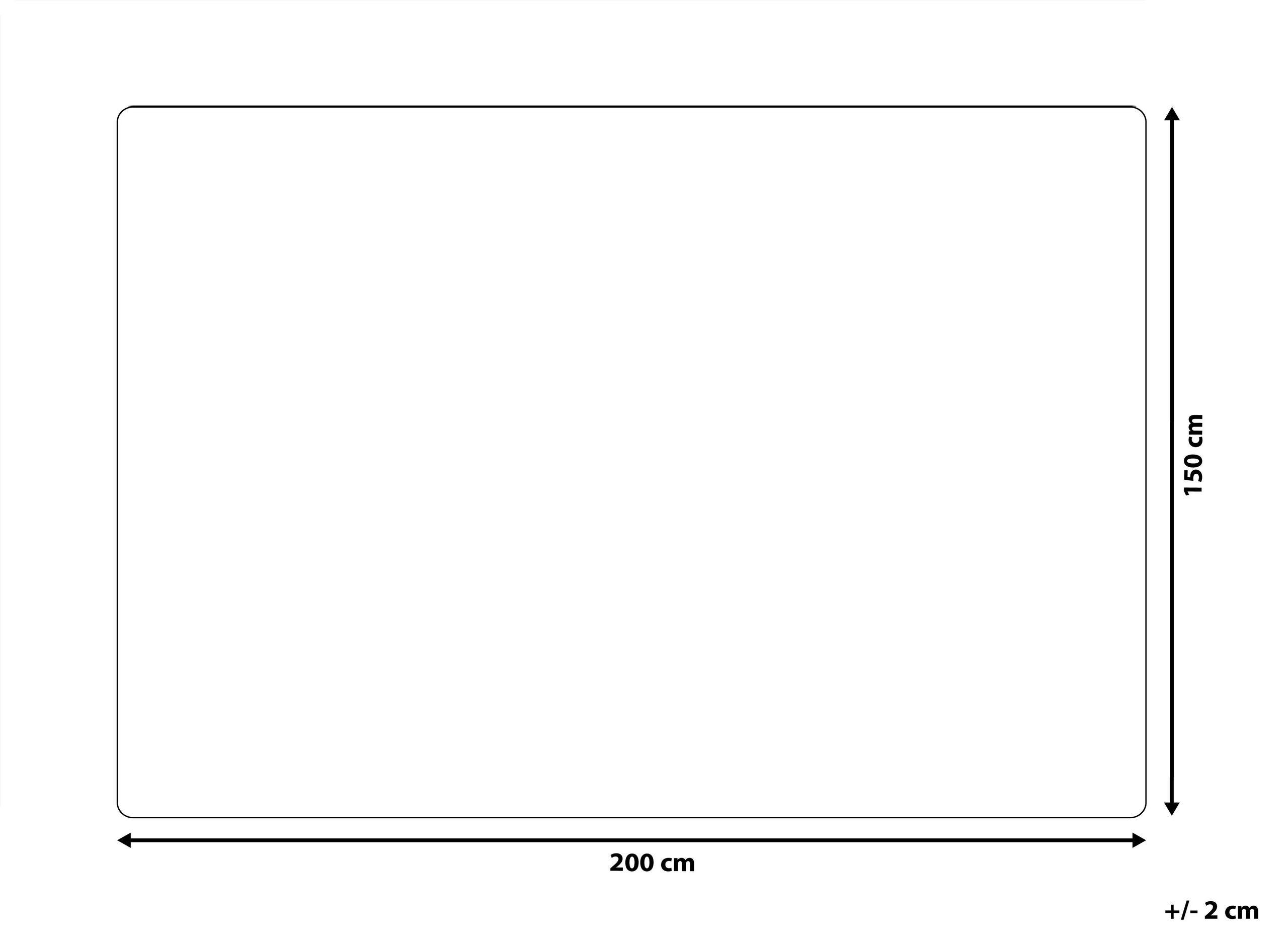 Beliani Kuscheldecke aus Polyester Modern SAMUR