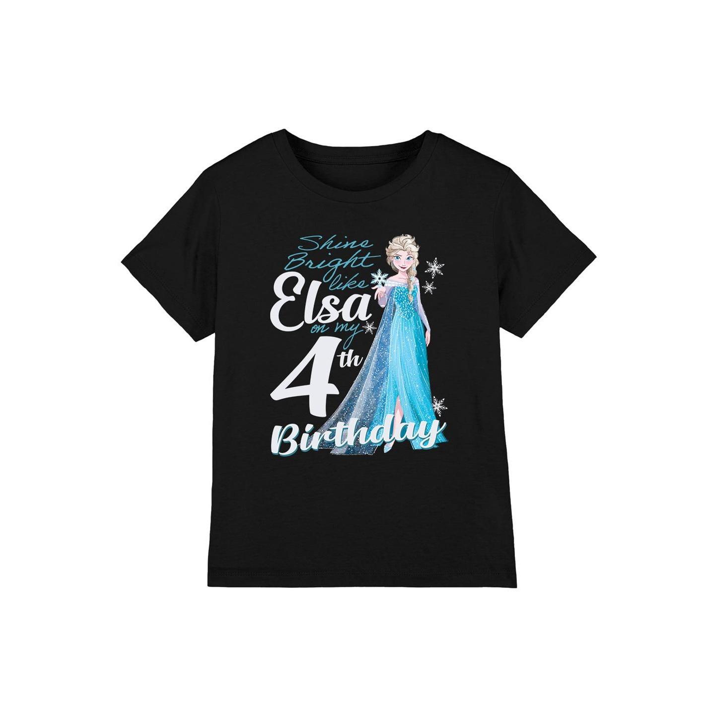 FROZEN Bright Like Elsa TShirt  4. Geburtstag