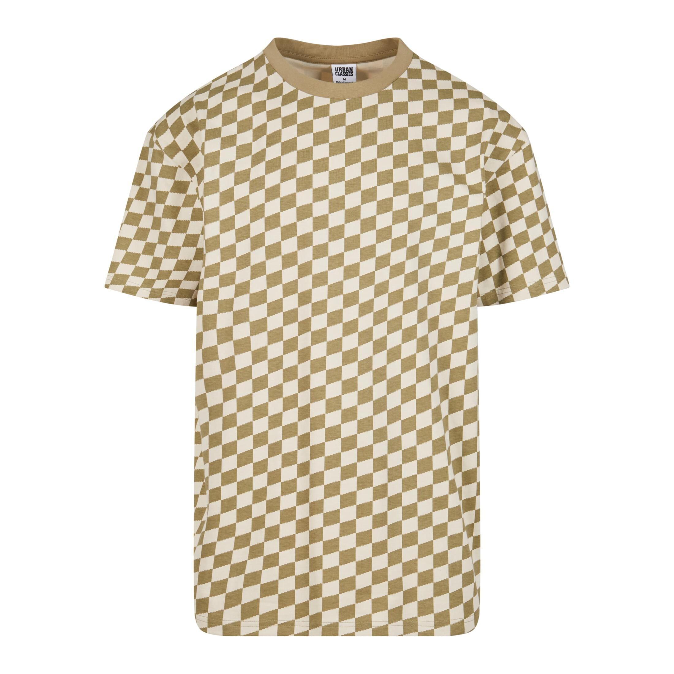 URBAN CLASSICS Kariertes Oversize T-Shirt