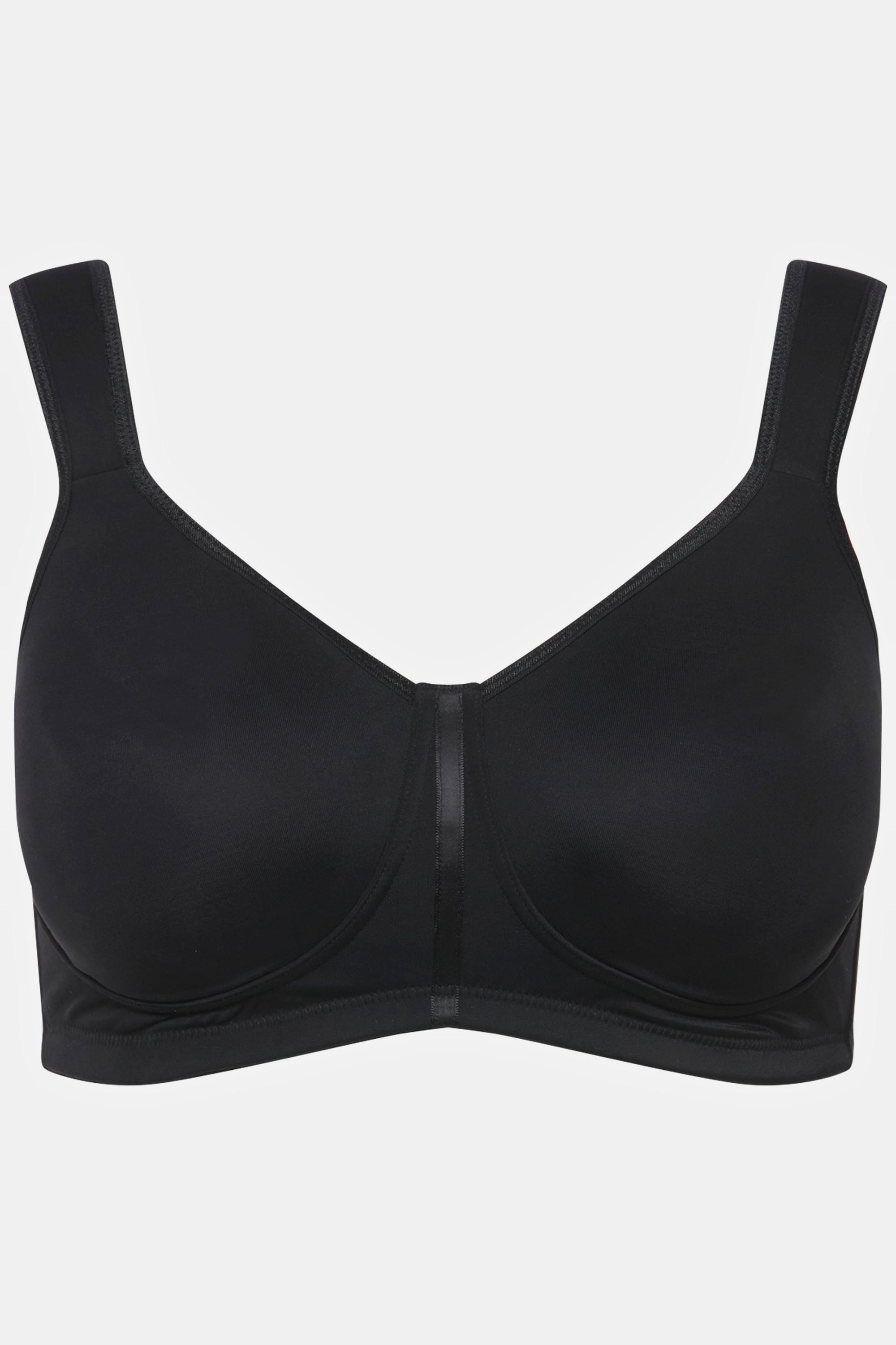 Ulla Popken Wellness-BH, Mikrofaser, ohne Bügel, Cup C - E