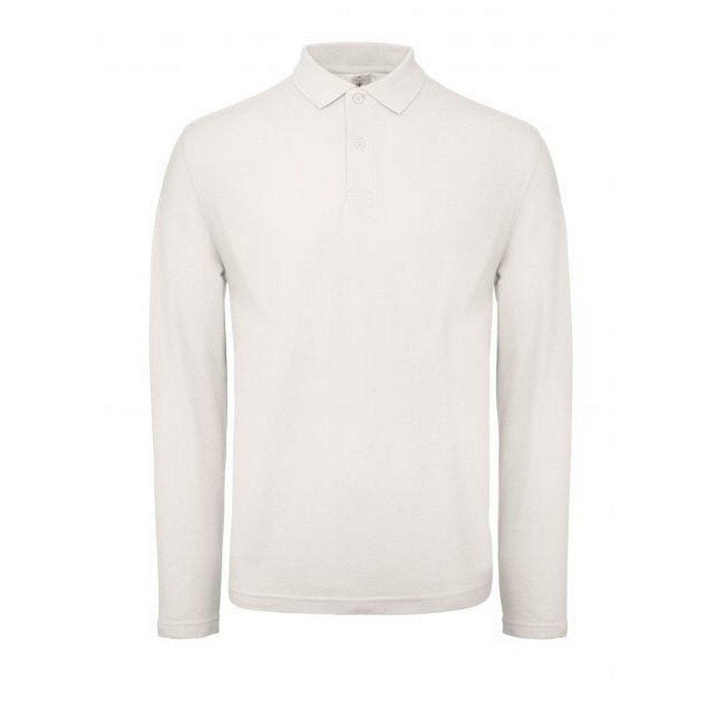 B and C ID.001 Langarm Polo Shirt