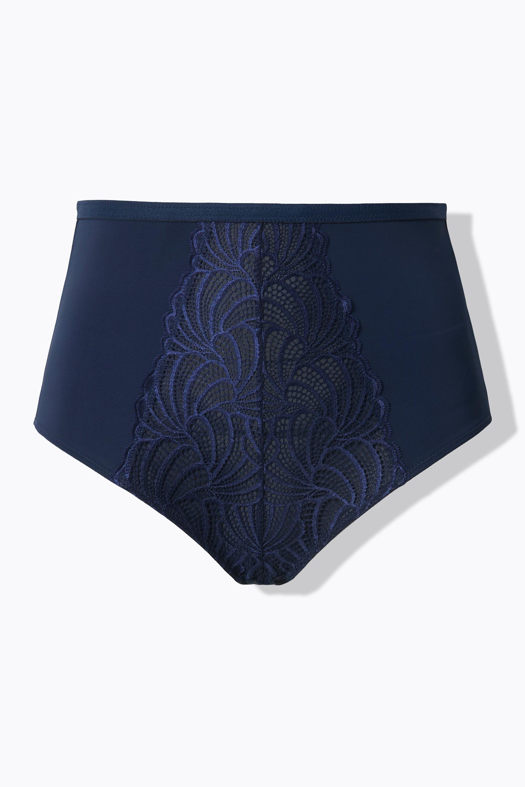 Ulla Popken Shaping-Maxislip, unterlegte Spitze, High Waist