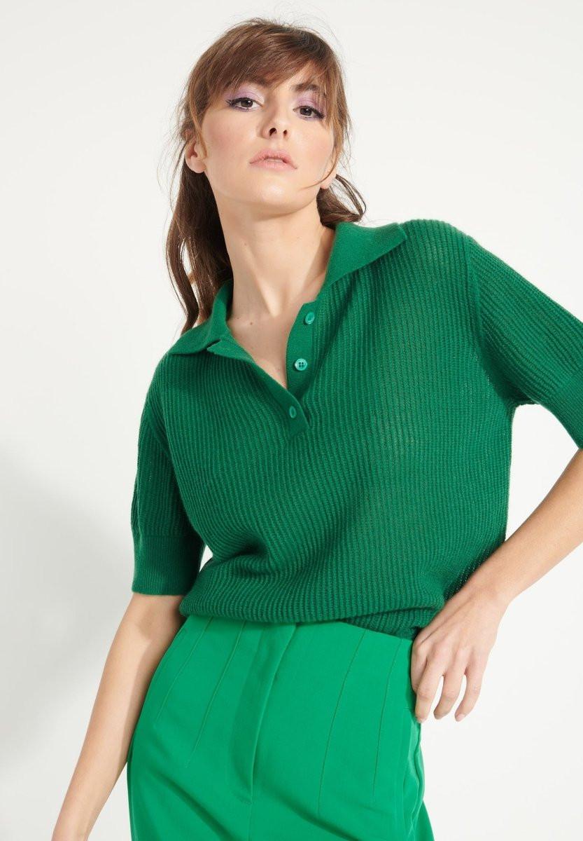 Studio Cashmere8 AVA 1 Kurzarm Polo-Shirt