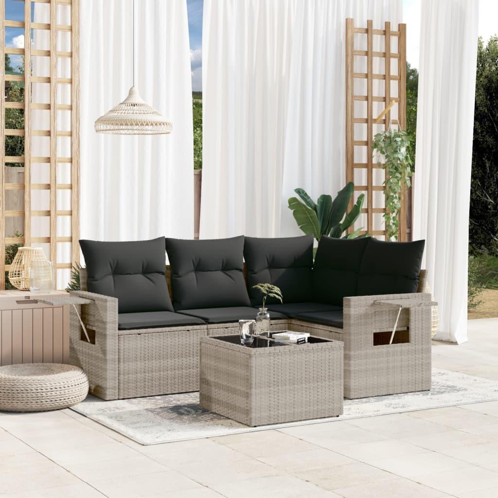 VidaXL Garten sofagarnitur poly-rattan