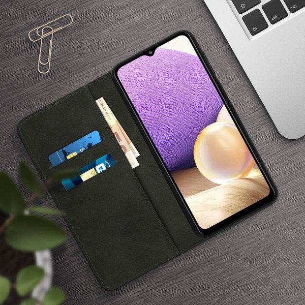 Avizar Etui Samsung Galaxy A32 5G /A02s Schwarz