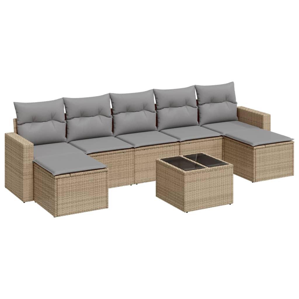 VidaXL Garten sofagarnitur poly-rattan