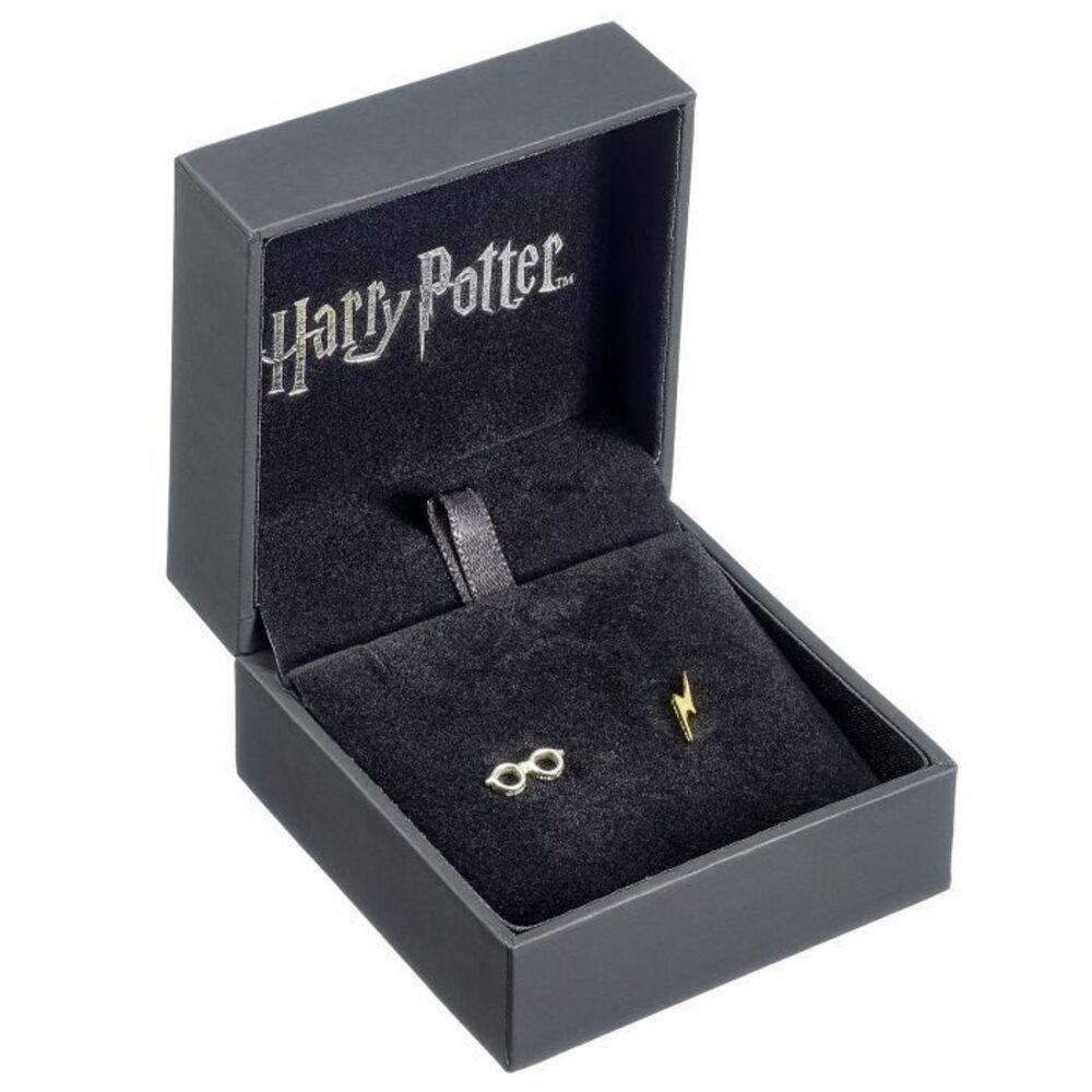 Harry Potter Ohrringe Lightning Bolt & Glasses Sterling Silber