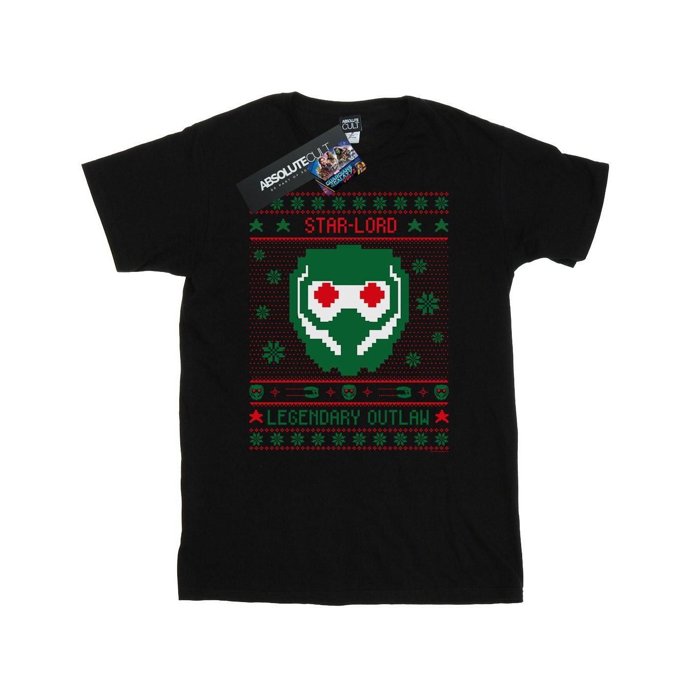 MARVEL Guardians Of The Galaxy Vol. 2 Star-Lord Ugly Christmas T-Shirt