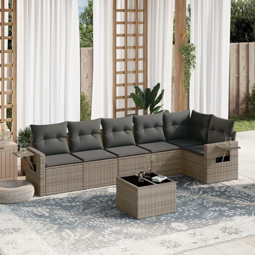 VidaXL Garten sofagarnitur poly-rattan