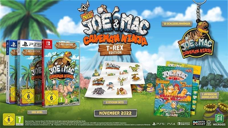 MICROIDS New Joe & Mac: Caveman Ninja - T-Rex Edition
