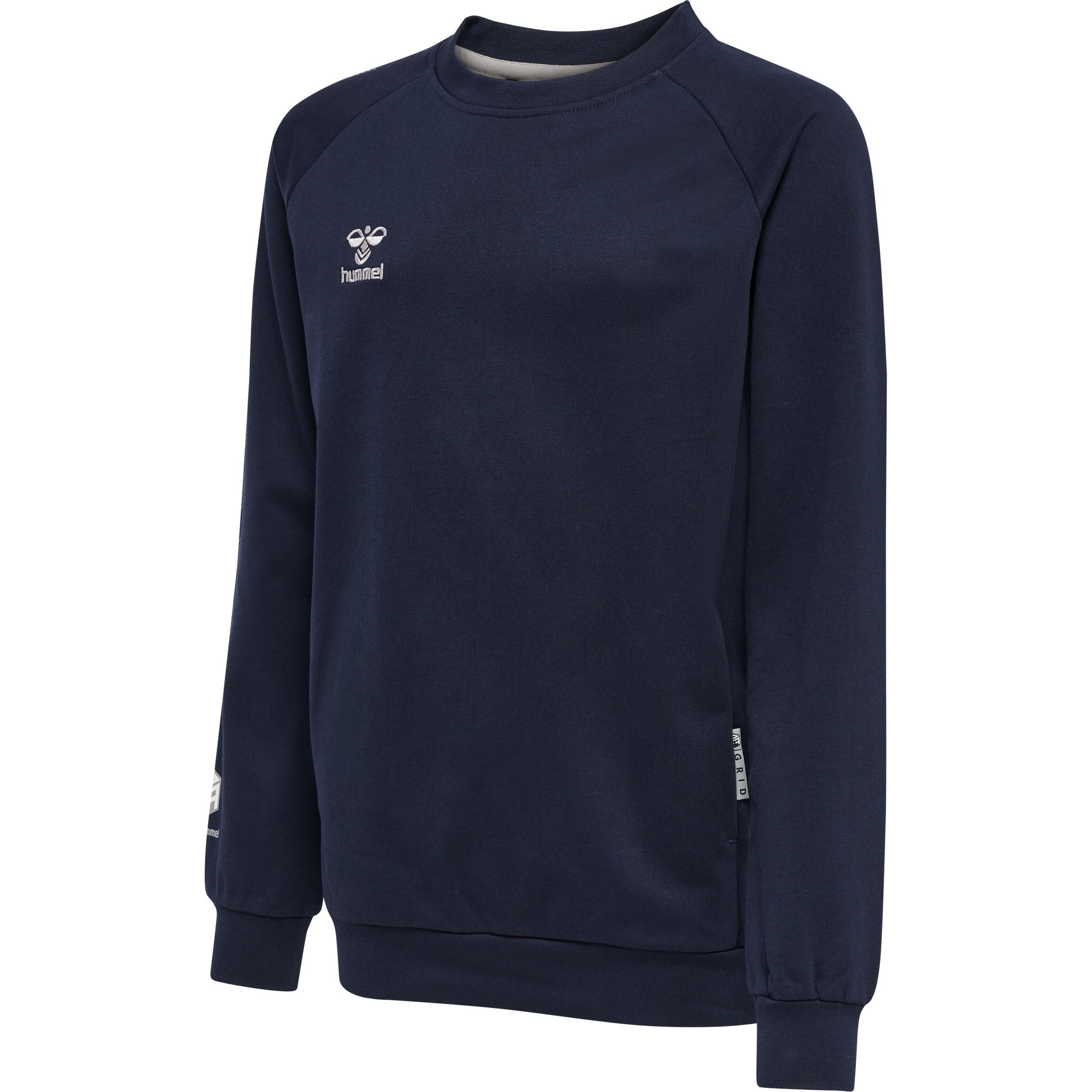 Hummel baumwoll-sweatshirt kind move grid